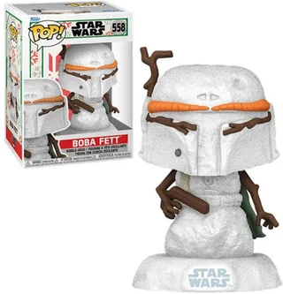 Star Wars Funko Pop Vinyl: Boba Fett Snowman van Funko – productfoto 1 van 3