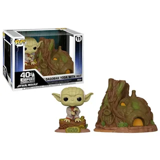 Star Wars Funko Pop Vinyl: Dagobah Yoda with Hut van Funko – productfoto 3 van 3