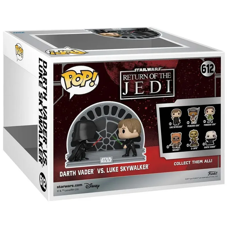 Star Wars Funko Pop Vinyl: Darth Vader vs Luke Skywalker van Funko – productfoto 2 van 3