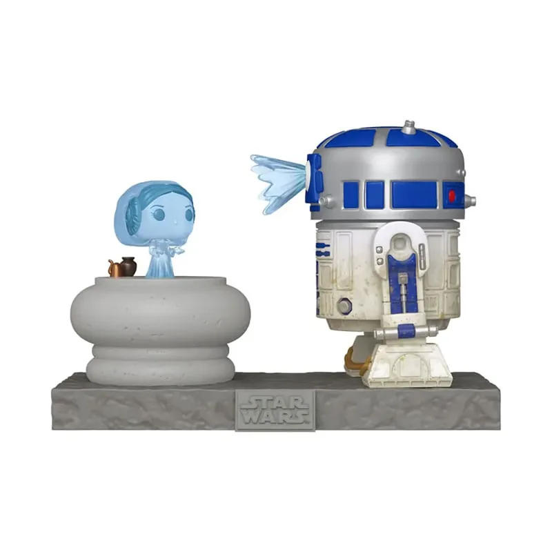 Star Wars Funko POP Vinyl Deluxe: R2-D2 with Leia van Funko – productfoto 2 van 2