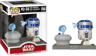 Star Wars Funko POP Vinyl Deluxe: R2-D2 with Leia van Funko – productfoto 1 van 2