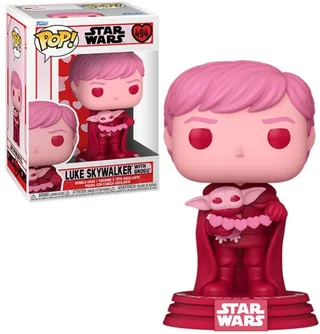 Star Wars Funko Pop Vinyl: Luke Skywalker with Grogu (Valentines Day) by Funko – product photo 1 of 3