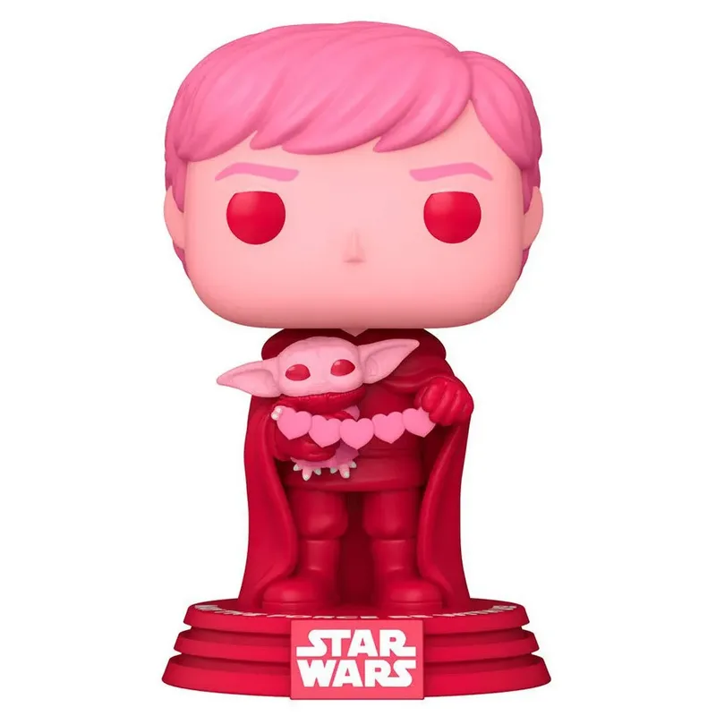 Star Wars Funko Pop Vinyl: Luke Skywalker with Grogu (Valentines Day) by Funko – product photo 2 of 3