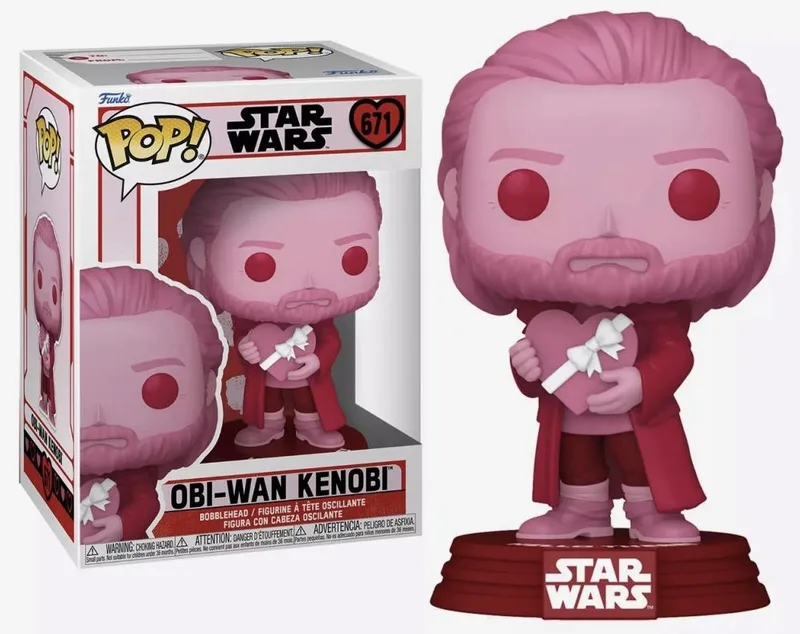 Star Wars Funko Pop Vinyl: Obi-Wan Kenobi (Valentines Day) van Funko – productfoto
