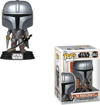 Star Wars Funko Pop Vinyl: The Mandalorian with Darksaber by Funko – product photo 1 of 2