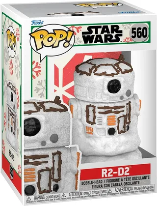 Star Wars Holiday Funko Pop Vinyl: R2-D2 Snow Man van Funko – productfoto 1 van 3
