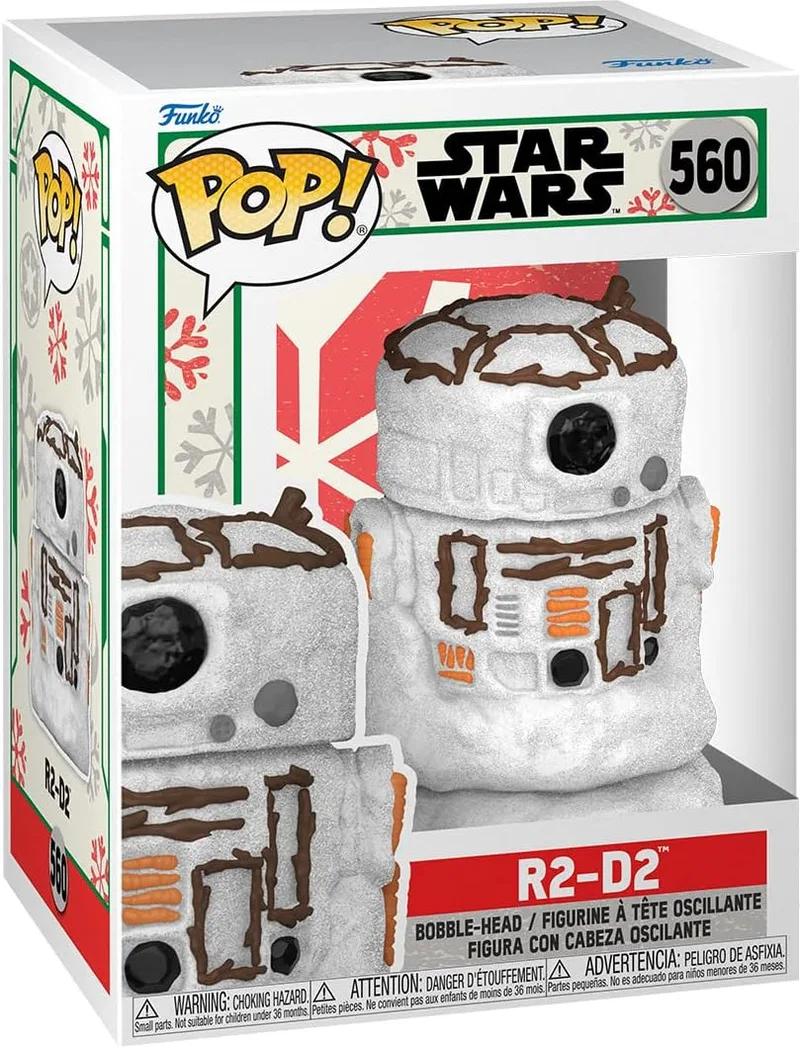 Star Wars Holiday Funko Pop Vinyl: R2-D2 Snow Man van Funko – productfoto 1 van 3