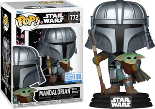 Star Wars Impressions Funko Pop Vinyl: Mandalorian with Grogu (772) by Funko – product photo 1 of 3