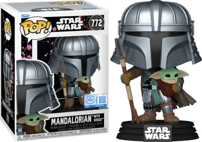 Star Wars Impressions Funko Pop Vinyl: Mandalorian with Grogu (772) by Funko – product photo 1 of 3