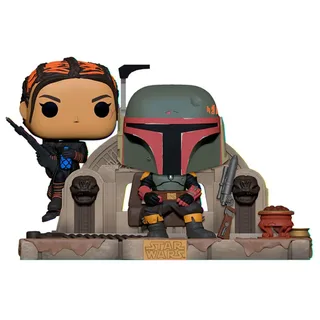 Star Wars the Mandalorian Funko Pop Vinyl: Boba Fett and Fennec Shand on Throne van Funko – productfoto 2 van 2
