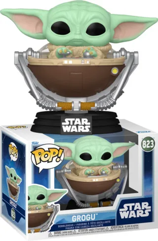 Star Wars The Mandalorian Funko Pop Vinyl: Grogu (in Hover Pram) by Funko – product photo 1 of 2