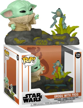 Star Wars The Mandalorian Funko Pop Vinyl: Grogu with Frog by Funko – product photo 1 of 2