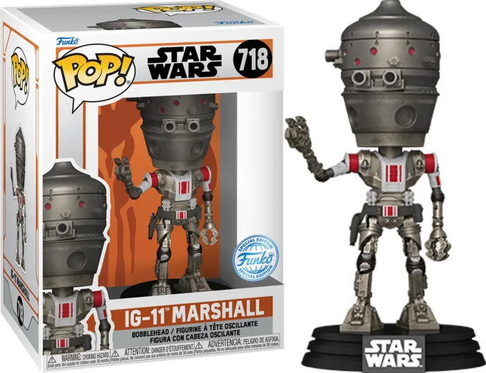 Star Wars The Mandalorian Funko Pop Vinyl: IG-11 Marshall van Funko – productfoto