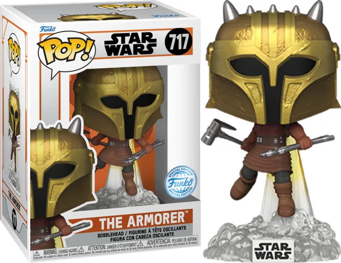Star Wars The Mandalorian Funko Pop Vinyl: The Armorer (with Jetpack) by Funko – product photo