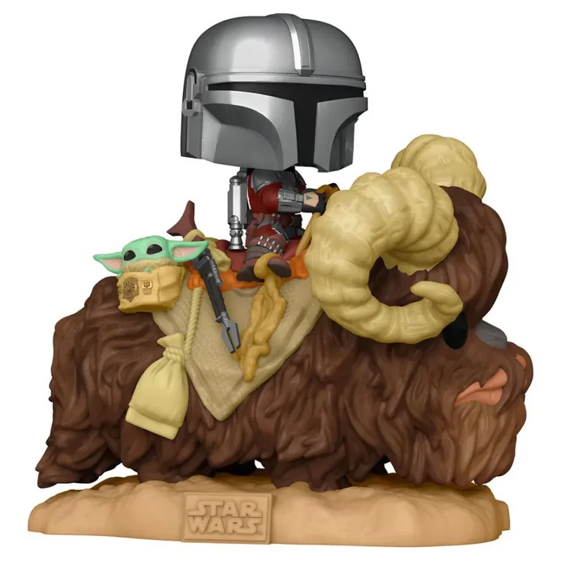 Star Wars the Mandalorian Funko Pop Vinyl: The Mandalorian & The Child on Bantha by Funko – product photo 2 of 3