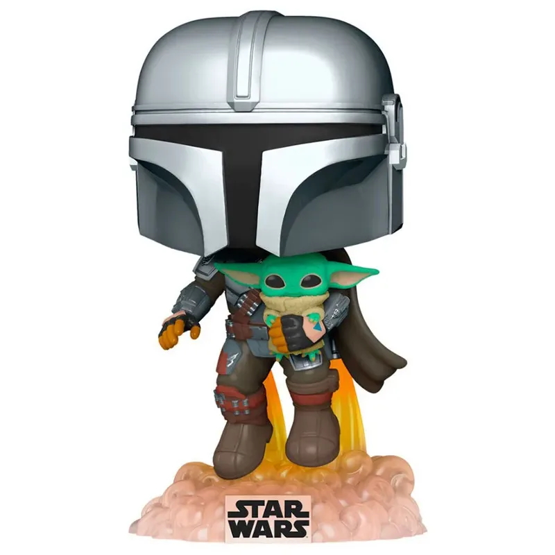 Star Wars the Mandalorian Funko Pop Vinyl: The Mandalorian with the Child by Funko – product photo 2 of 3