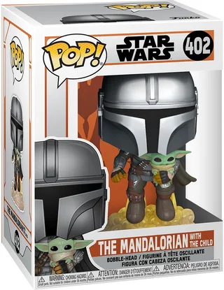 Star Wars the Mandalorian Funko Pop Vinyl: The Mandalorian with the Child by Funko – product photo 1 of 3