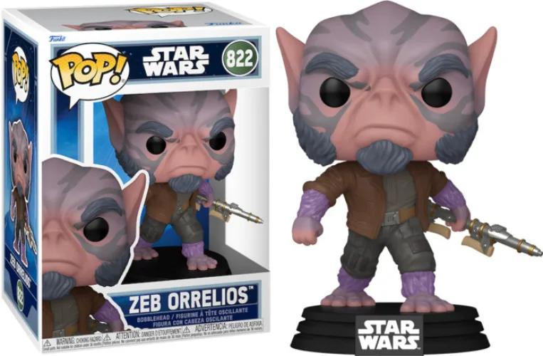 Star Wars The Mandalorian Funko Pop Vinyl: Zeb Orrelios van Funko – productfoto 1 van 2