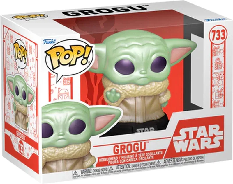 Star Wars The Mandalorian Holiday Funko Pop Vinyl: Grogu van Funko – productfoto