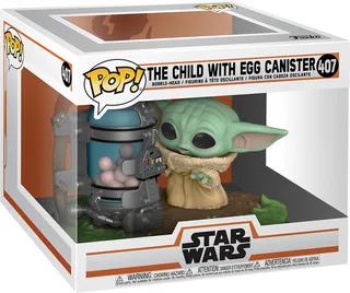 Star Wars the Mandalorian Pop Viny: The Child with Egg Cannister van Funko – productfoto 1 van 3