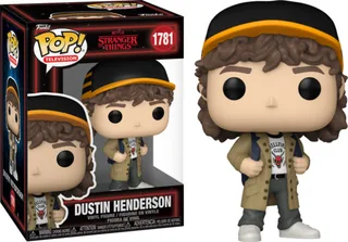 Stranger Things Funko Pop Vinyl: Dustin Henderson (Season 5) van Funko – productfoto 1 van 2