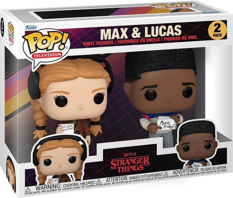 Stranger Things Funko Pop Vinyl: Max & Lucas 2-Pack by Funko – product photo 1 of 2