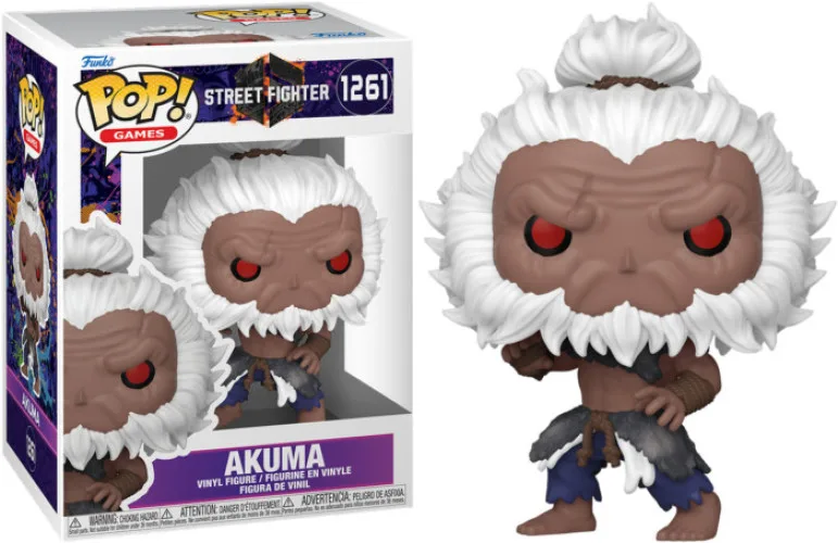 Street Fighter 6 Funko Pop Vinyl: Akuma (1261) van Funko – productfoto