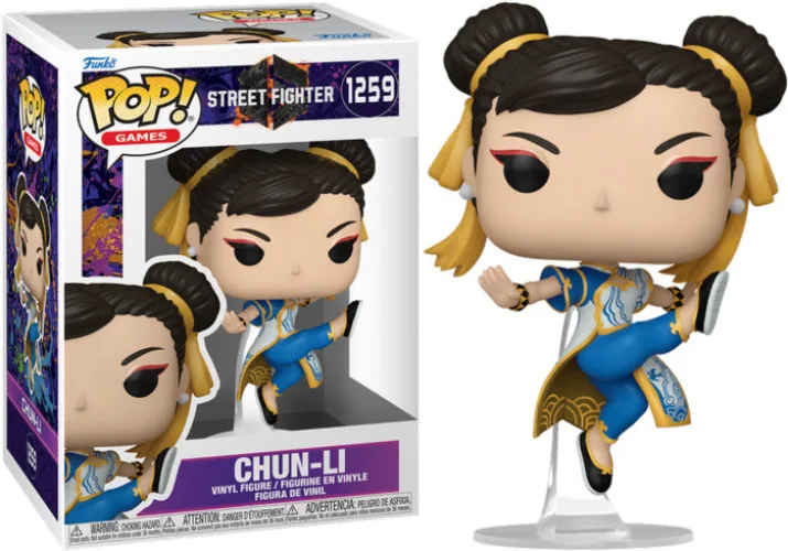 Street Fighter 6 Funko Pop Vinyl: Chun-Li (1259) van Funko – productfoto 1 van 2
