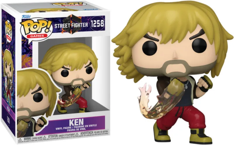 Street Fighter 6 Funko Pop Vinyl: Ken (1258) van Funko – productfoto