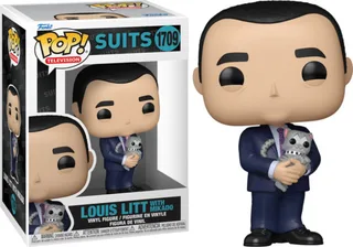 Suits Funko Pop Vinyl: Louis Litt with Mikado by Funko – product photo 1 of 2