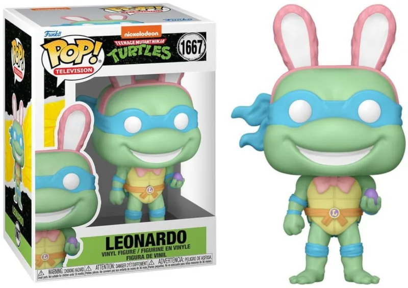 Teenage Mutant Ninja Turtles Funko Pop Vinyl: Easter Leonardo van Funko – productfoto 1 van 2