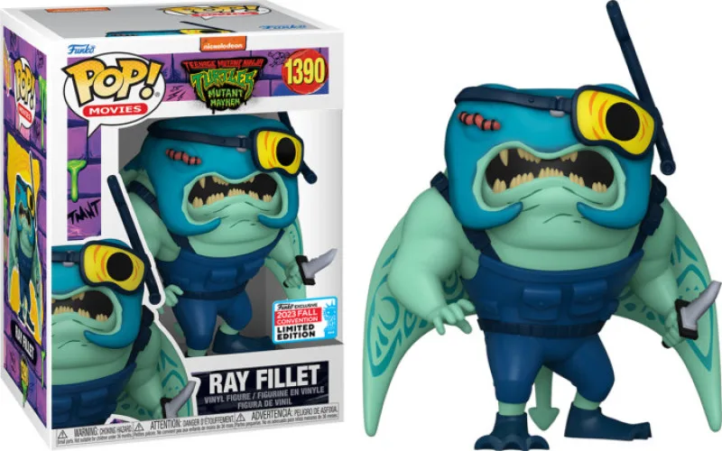 Teenage Mutant Ninja Turtles Mayhem Funko Pop Vinyl: Ray Fillet by Funko – product photo