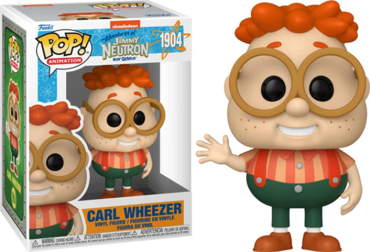 The Adventures of Jimmy Neutron Funko Pop Vinyl: Carl Wheezer van Funko – productfoto 1 van 2