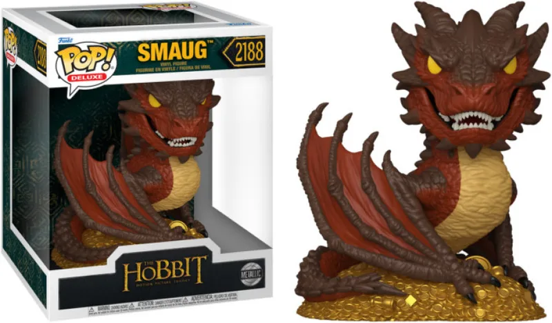 The Hobbit Deluxe Funko Pop Vinyl: Smaug (Metallic) (2188) van Funko – productfoto