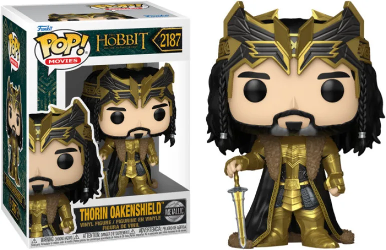 The Hobbit Funko Pop Vinyl: Thorin Oakenshield (Metallic) (2187) by Funko – product photo