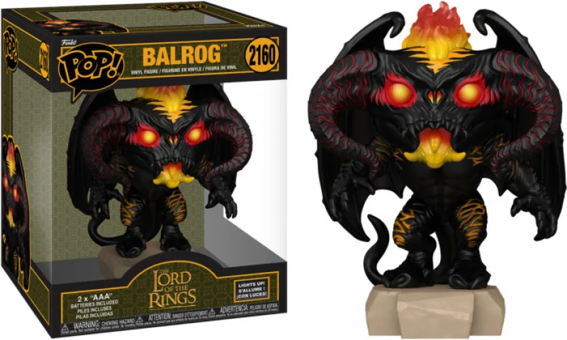 The Lord of The Rings Funko Pop Vinyl: Balrog (SFX) (2160) van Funko – productfoto