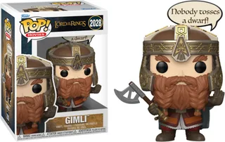 The Lord of the Rings Funko Pop Vinyl: Gimli (Nobody tosses a Dwarf!) by Funko – product photo 1 of 2