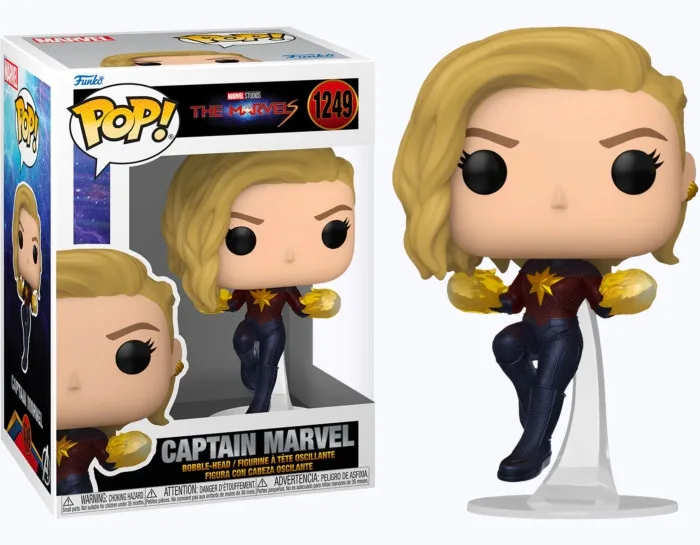 The Marvels Funko Pop Vinyl: Captain Marvel van Funko – productfoto 1 van 3