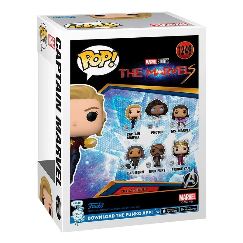 The Marvels Funko Pop Vinyl: Captain Marvel van Funko – productfoto 2 van 3