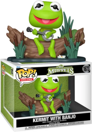 The Muppets Deluxe Funko Pop Vinyl: Kermit with Banjo van Funko – productfoto 1 van 2