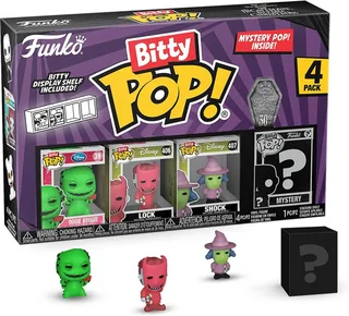 The Nightmare Before Christmas 30th Anniversary Funko Bitty Pop! 4-Pack: Oogie Boogie / Lock / Shock van Funko – productfoto 1 van 4