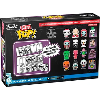The Nightmare Before Christmas 30th Anniversary Funko Bitty Pop! 4-Pack: Oogie Boogie / Lock / Shock van Funko – productfoto 2 van 4