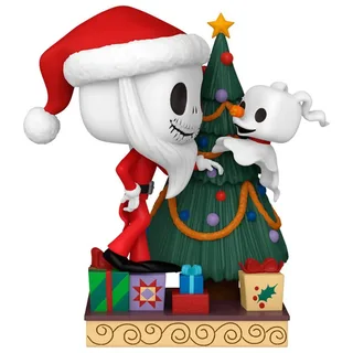 The Nightmare Before Christmas 30th Anniversary Funko Pop Deluxe Vinyl: Jack and Zero With Tree van Funko – productfoto 2 van 2