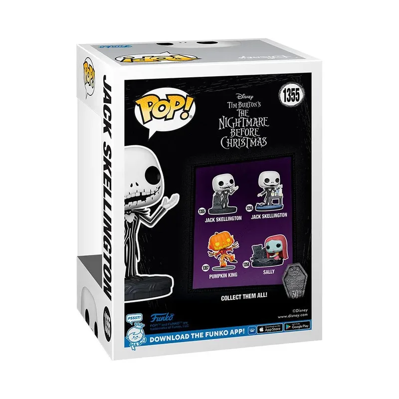 The Nightmare Before Christmas 30th Anniversary Funko Pop Vinyl: Jack with Gravestone by Funko – product photo 2 of 3