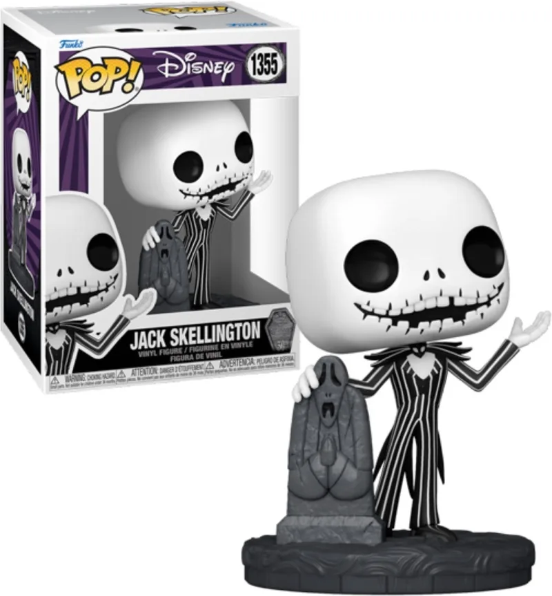 The Nightmare Before Christmas 30th Anniversary Funko Pop Vinyl: Jack with Gravestone by Funko – product photo 1 of 3