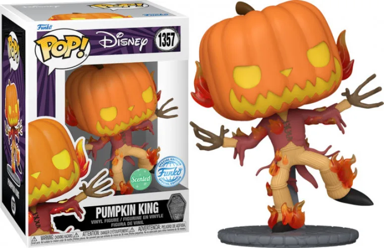 The Nightmare Before Christmas 30th Anniversary Funko Pop Vinyl: Pumpkin King (Scented) by Funko – product photo 1 of 2