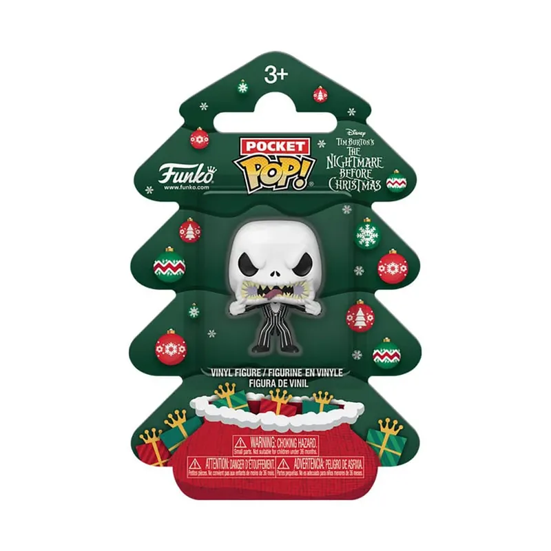 The Nightmare Before Christmas Funko Pocket Pop! Figure: Jack (Holiday Tree) by Funko – product photo 2 of 2