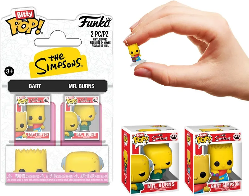 The Simpsons Funko Bitty Pop! 2-Pack: Bart & Mr. Burns by Funko – product photo 1 of 3