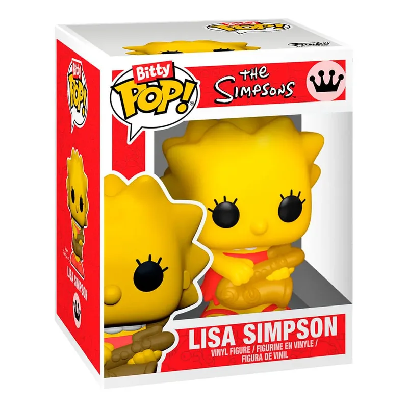 The Simpsons Funko Bitty Pop! 4-Pack: Scratchy / Grampa Simpson / Lisa Simpson / Chase Figuur van Funko – productfoto 5 van 5