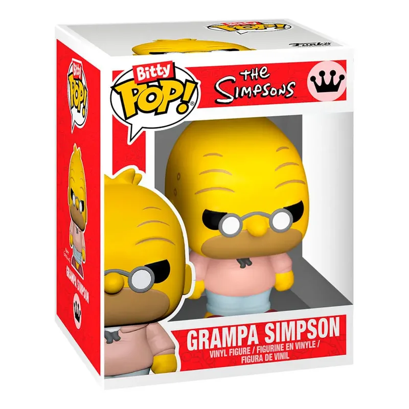 The Simpsons Funko Bitty Pop! 4-Pack: Scratchy / Grampa Simpson / Lisa Simpson / Chase Figuur van Funko – productfoto 4 van 5